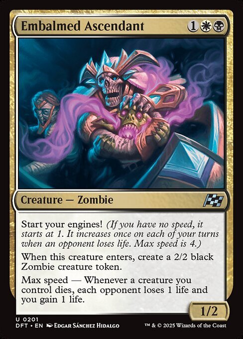 Embalmed Ascendant card from DFT #201