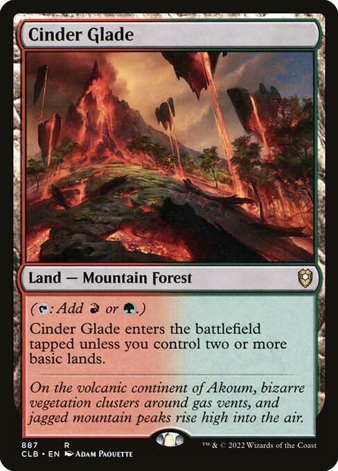 Cinder Glade card from CLB #887