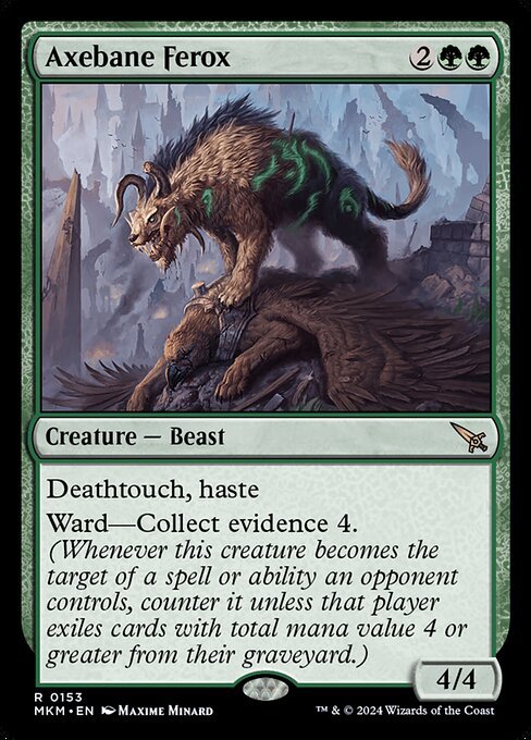 Axebane Ferox card from MKM #153
