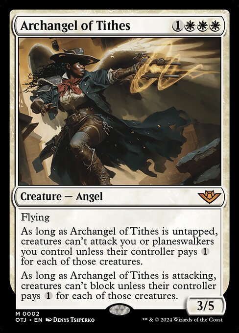 Archangel of Tithes card from OTJ #2