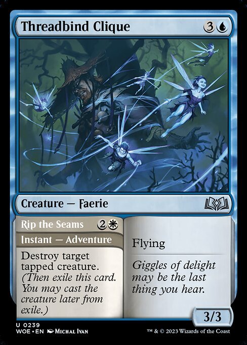 Threadbind Clique card from WOE #239
