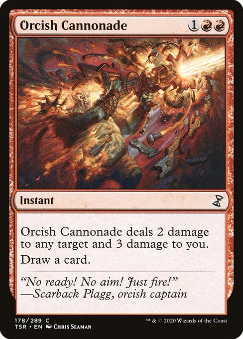 Orcish Cannonade card from TSR #178