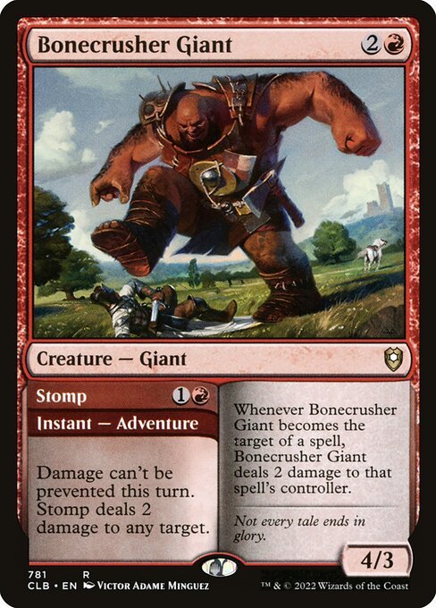 Bonecrusher Giant card from CLB #781
