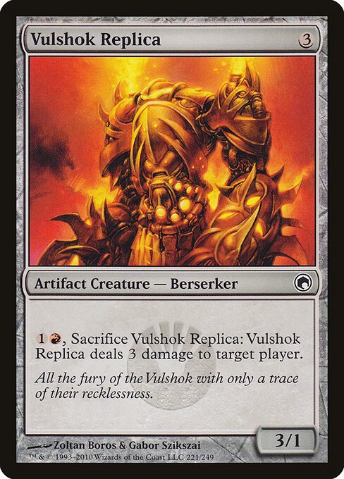 Vulshok Replica card from SOM #221
