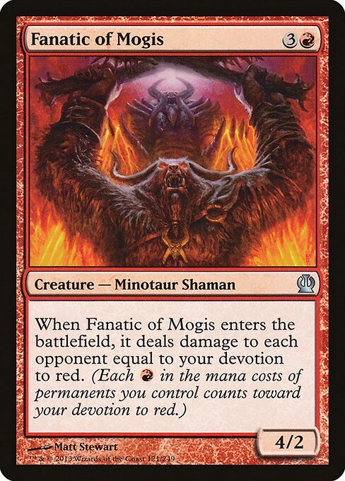 Fanatic of Mogis card from THS #121