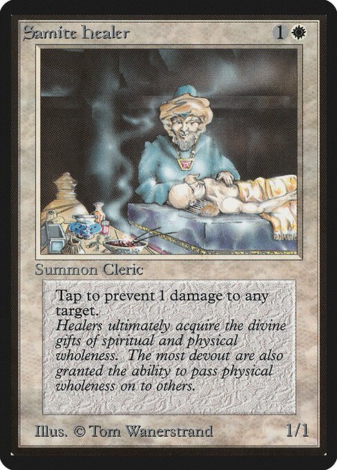 Samite Healer card from LEB #product-8889