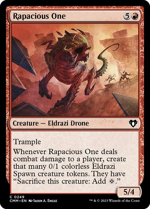 Rapacious One card from CMM #249
