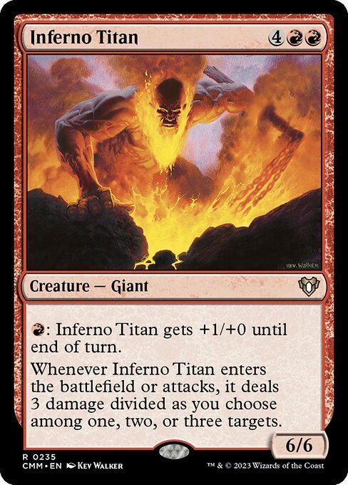 Inferno Titan card from CMM #235