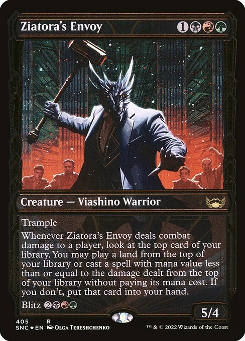 Ziatora's Envoy card from SNC #405