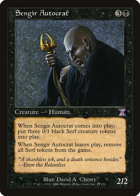 Sengir Autocrat card from TSB #45