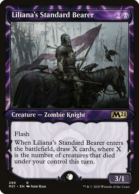 Liliana's Standard Bearer card from M21 #299