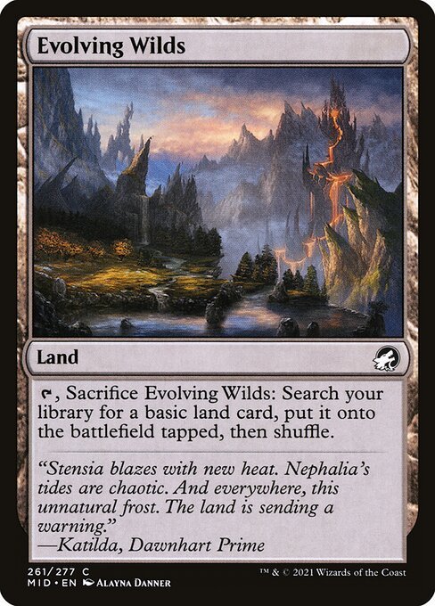 Evolving Wilds card from MID #261