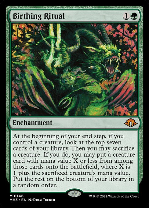 Birthing Ritual card from MH3 #146
