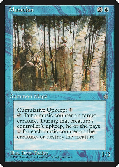 Musician card from ICE #product-4813