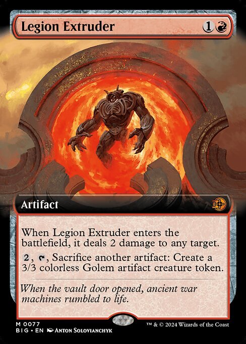 Legion Extruder card from BIG #77
