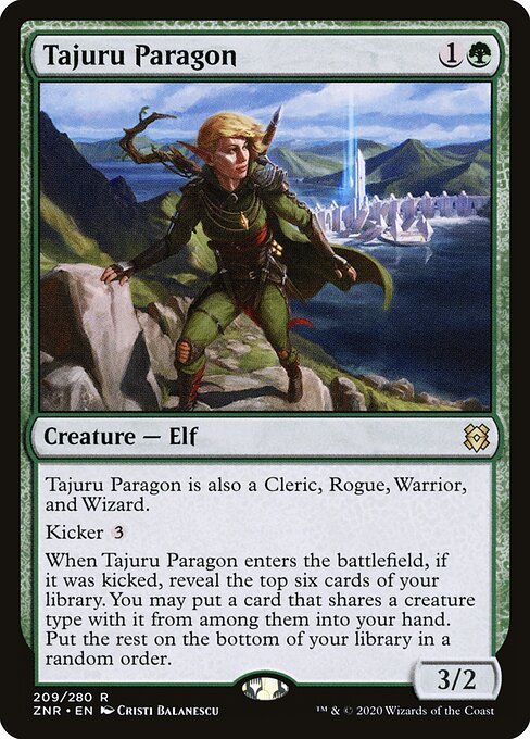 Tajuru Paragon card from ZNR #209