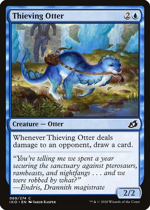 Thieving Otter card from IKO #69