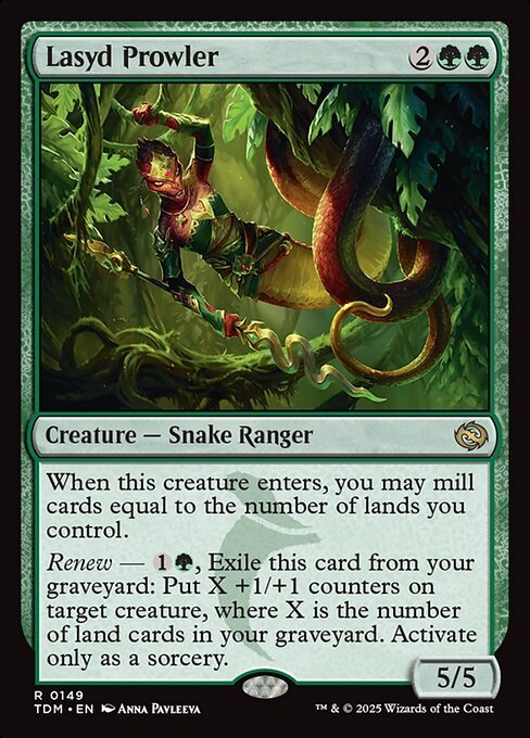 Lasyd Prowler card from TDM #149