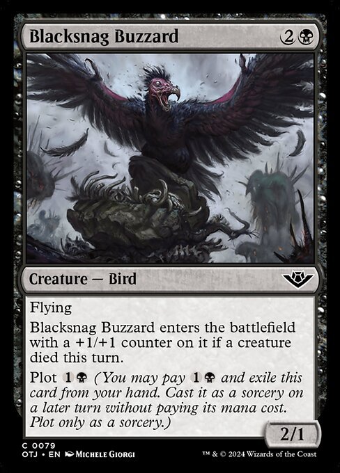 Blacksnag Buzzard card from OTJ #79