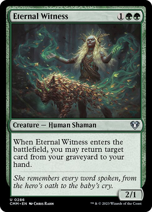 Eternal Witness card from CMM #286