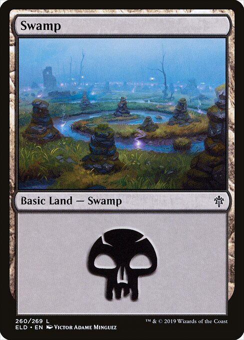 Swamp (260) card from ELD #260