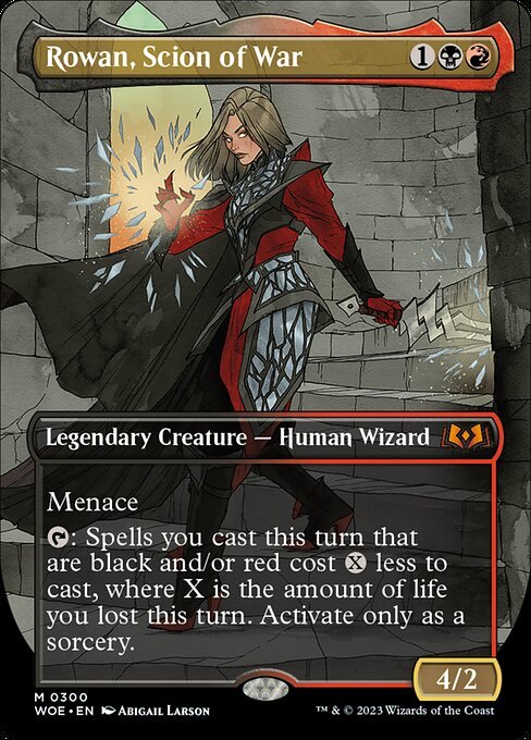 Rowan, Scion of War card from WOE #300