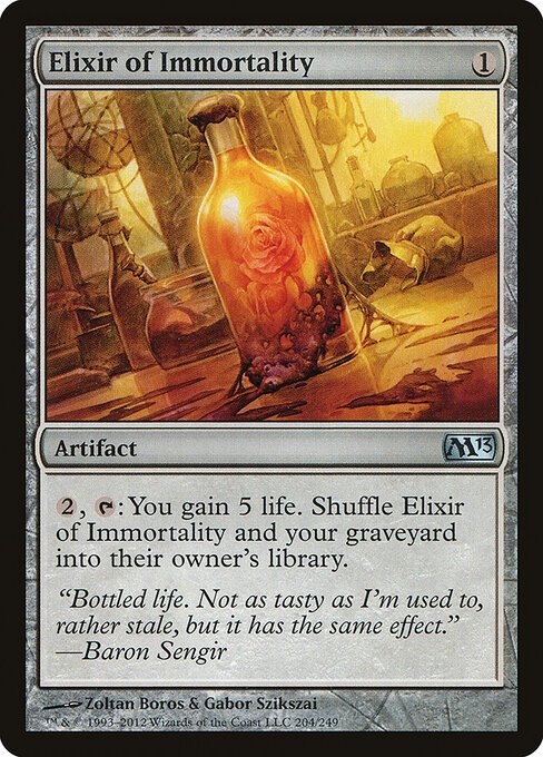Elixir of Immortality card from M13 #204