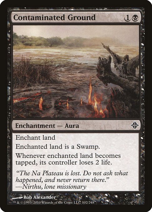 Contaminated Ground card from ROE #102