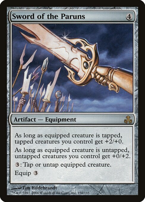 Sword of the Paruns card from GPT #156