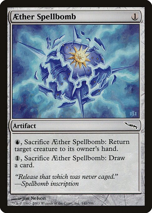 Aether Spellbomb card from MRD #141