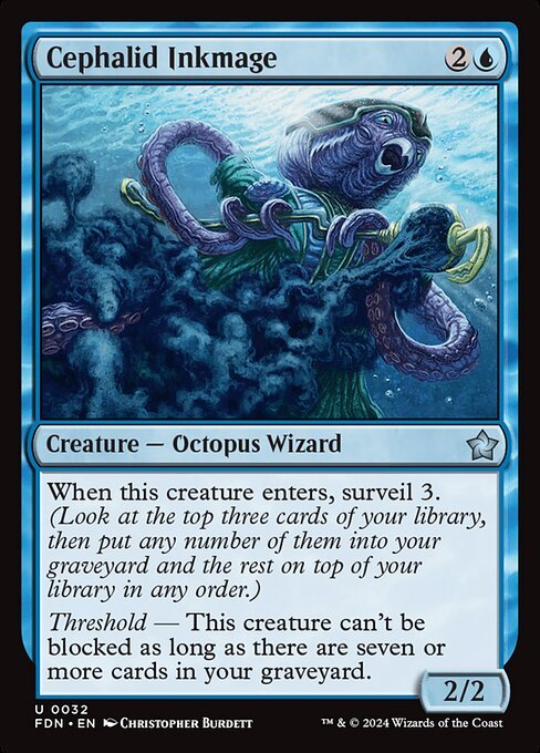 Cephalid Inkmage card from FDN #32