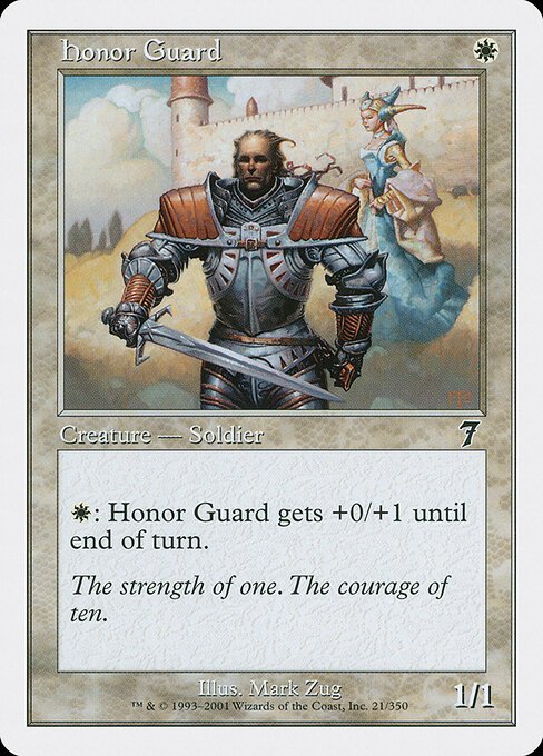 Honor Guard card from 7ED #21