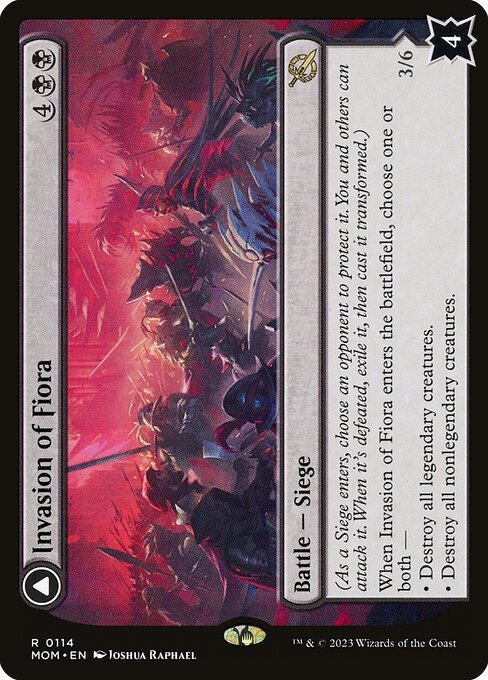 Invasion of Fiora card from MOM #114