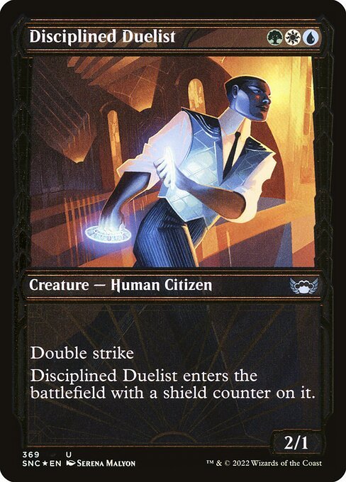 Disciplined Duelist card from SNC #369