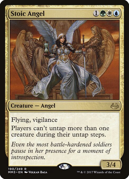 Stoic Angel card from MM3 #190