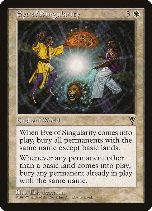 Eye of Singularity card from VIS #product-5837