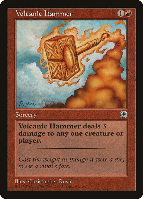 Volcanic Hammer card from POR #product-813