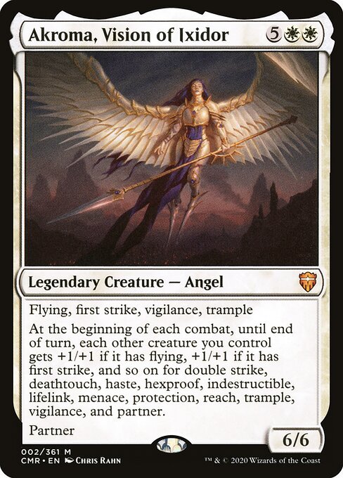 Akroma, Vision of Ixidor card from CMR #2
