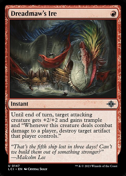 Dreadmaw's Ire card from LCI #147
