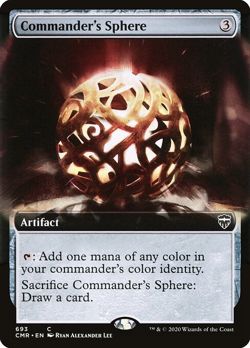 Commander's Sphere card from CMR #693