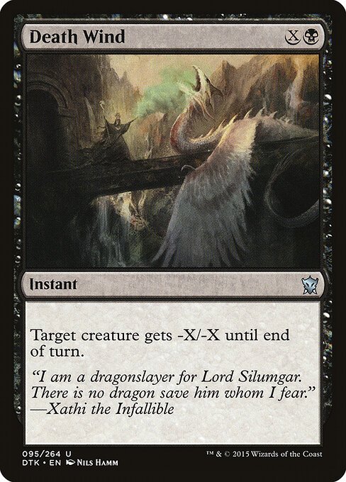 Death Wind card from DTK #95