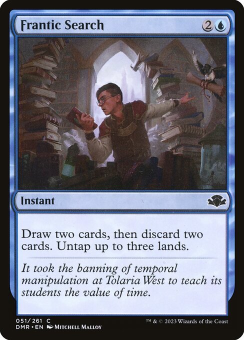 Frantic Search card from DMR #51