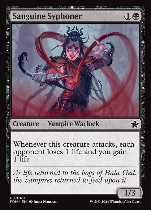 Sanguine Syphoner card from FDN #68