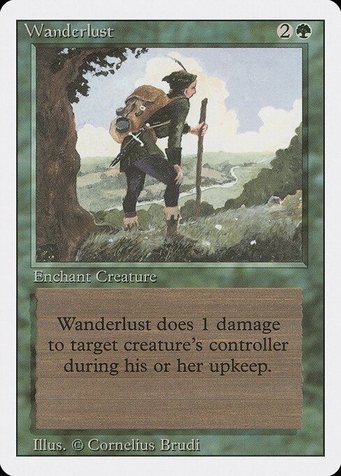 Wanderlust card from 3ED #product-1618