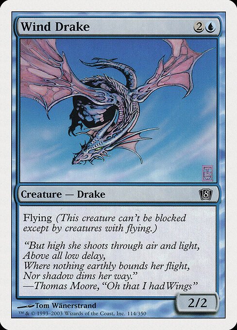 Wind Drake card from 8ED #114