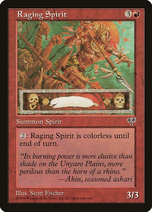 Raging Spirit card from MIR #product-5191