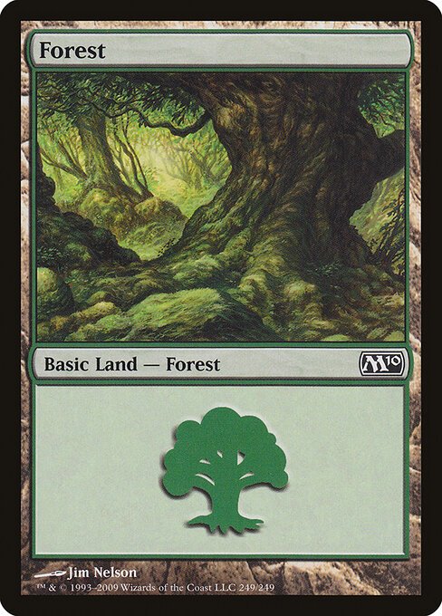 Forest (249) card from M10 #249