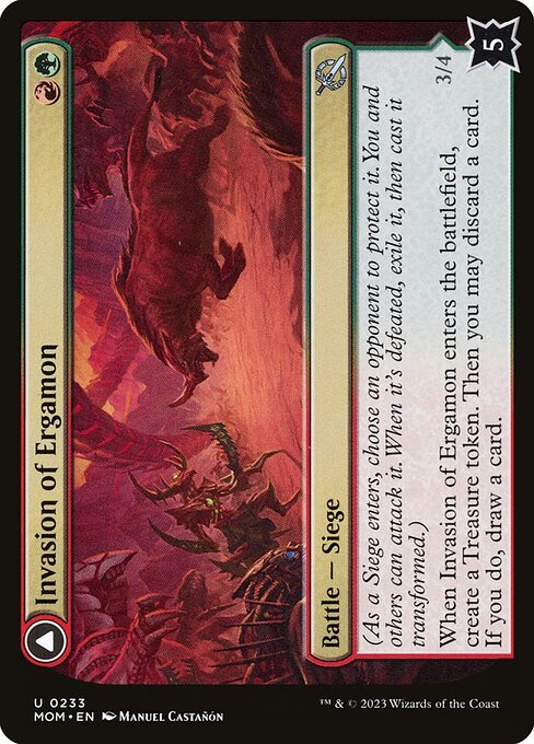 Invasion of Ergamon card from MOM #233