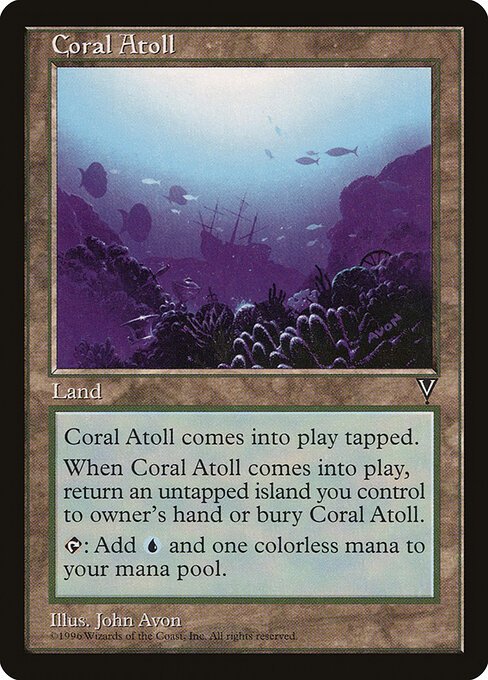 Coral Atoll card from VIS #product-5817