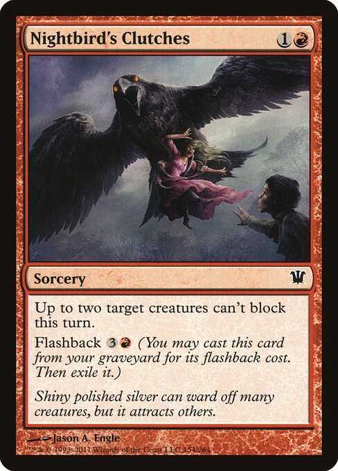 Nightbird's Clutches card from ISD #154